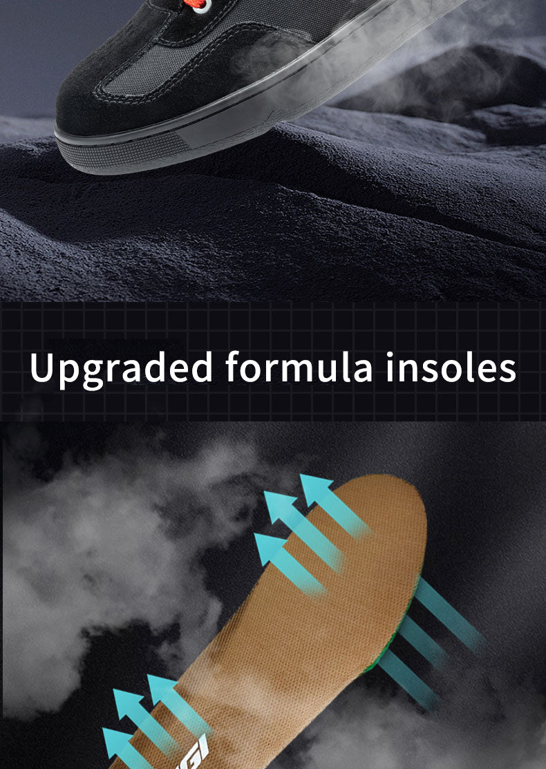 AUGI Men's Motorcycle Riding Shoes Anti-Scratch Ankle Boots - All-Season Touring & Casual Skate Sneaker Style (Size 39-45)