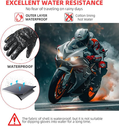 mjmoto Women's Motorcycle Gloves Purple - Palm View