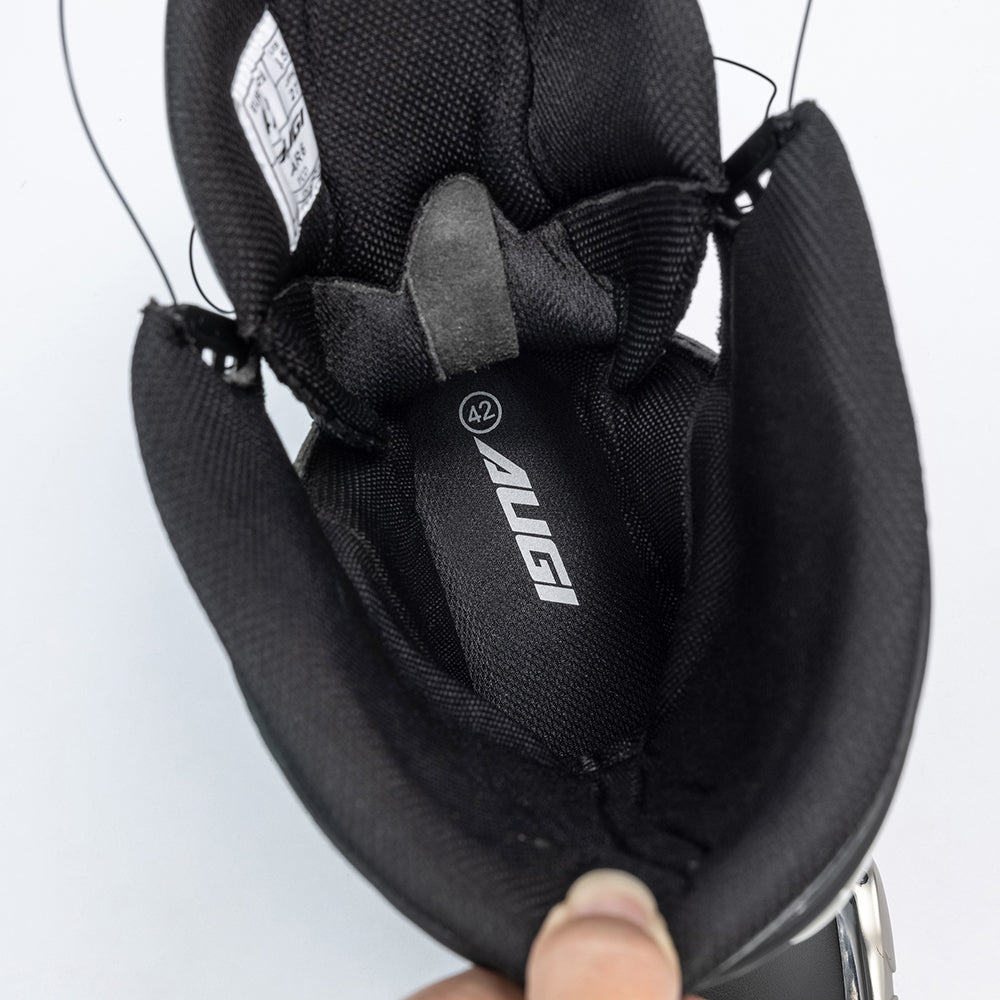 AUGI Racing Motorcycle Boots for Men & Women - Anti-Slip Off-Road Alloy Reinforced Protective Boots for Sportbike & Motocross (Size 39-46)