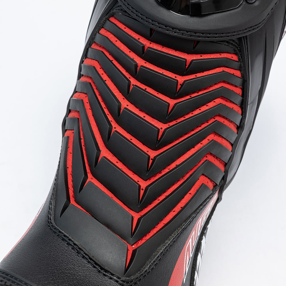 AUGI Racing Motorcycle Boots for Men & Women - Anti-Slip Off-Road Alloy Reinforced Protective Boots for Sportbike & Motocross (Size 39-46)