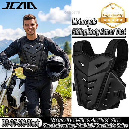 MOTOCENTRIC Body Armor Vest - Protection Zones Diagram