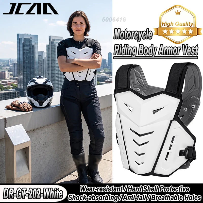 MOTOCENTRIC Body Armor Vest - Wearing Demo Back