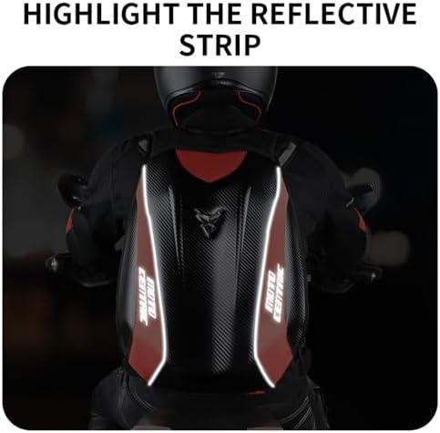 mjmoto Carbon Fiber Backpack - Interior View