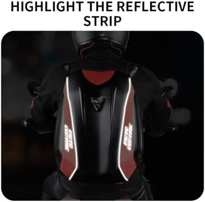 mjmoto Carbon Fiber Backpack - Interior View
