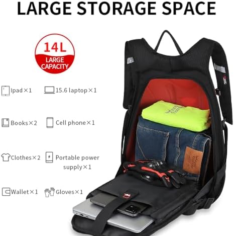 mjmoto Carbon Fiber Backpack - Wearing Demo