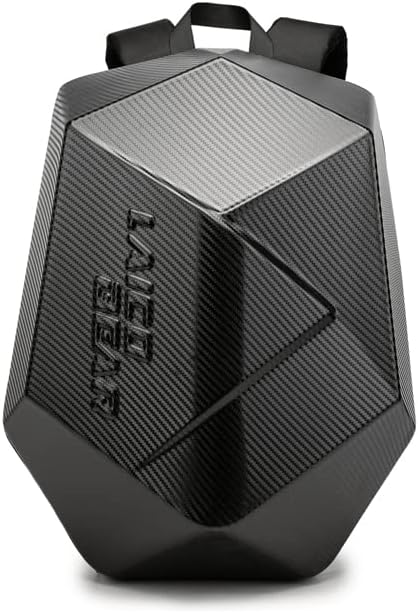 mjmoto Backpack Carbon Black - Front