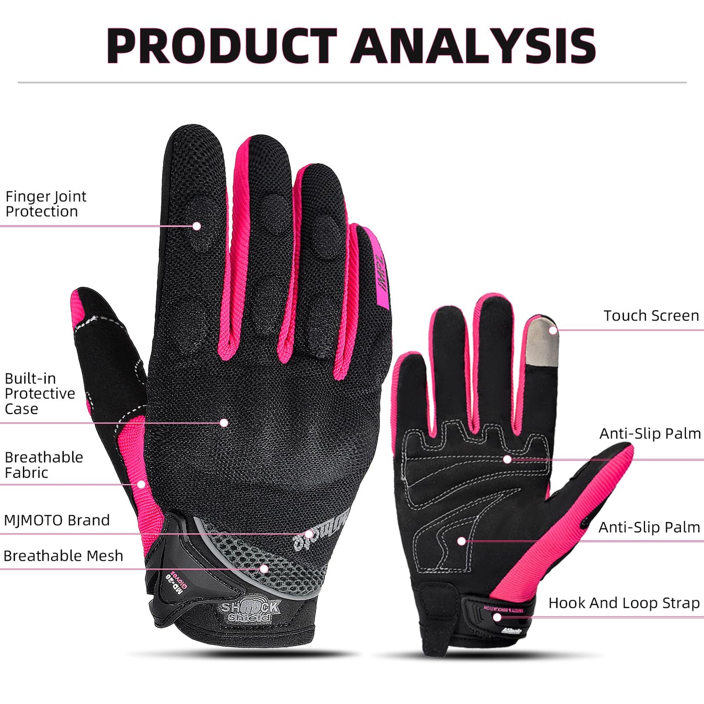 mjmoto Mesh Gloves - Wearing Demo
