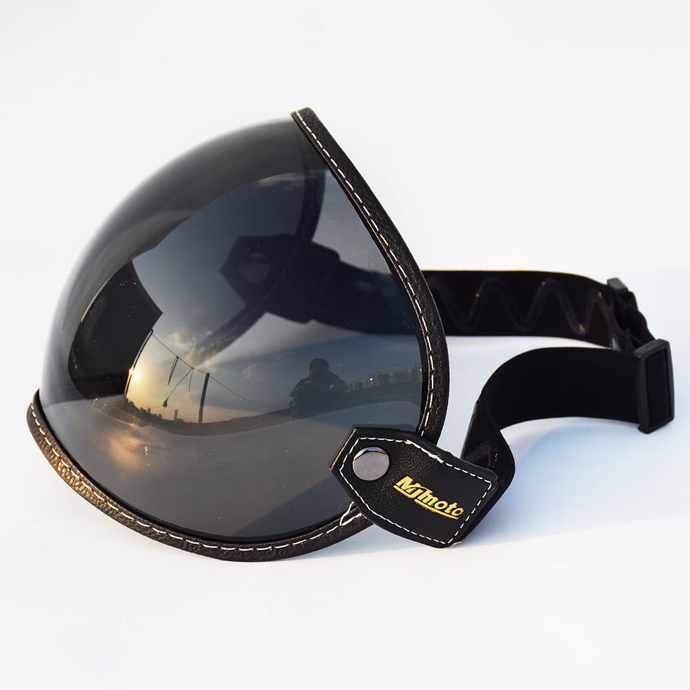 mjmoto Helmet Visor Black - Front