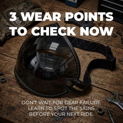 mjmoto Helmet Visor Clear - Detail