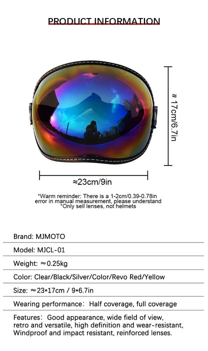 mjmoto Helmet Visor - Color Variant