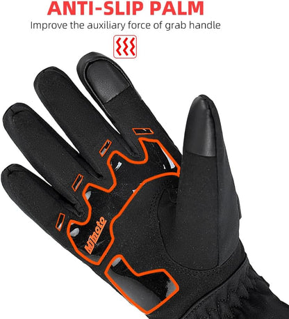 mjmoto Winter Gloves - Knuckle Detail